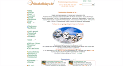 Desktop Screenshot of onlineholidays.de